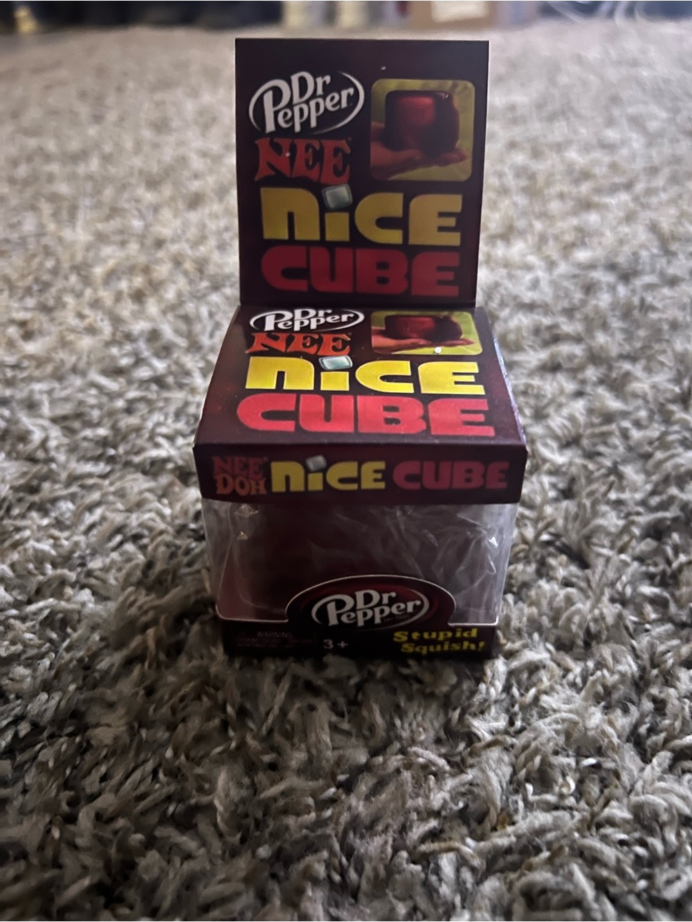 Novelty Dr Pepper Squishy Cube – Custom Fidget / Desk Toy